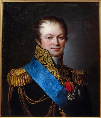 Portrait du Général Henri François Marie Charpentier (1769-1831) avec les trois ordres impériaux - French School
