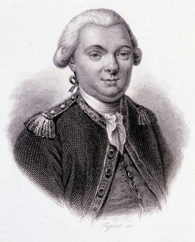 Portrait de Jean-François Galaup, Comte de La Pérouse (Jean François Laperouse) - French School