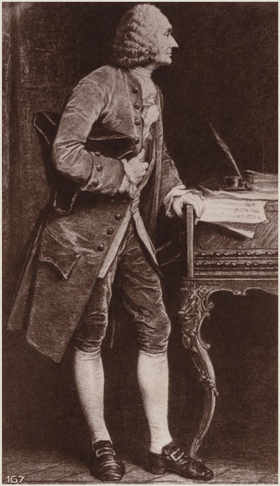 Portrait de Jean-Philippe Rameau - French School