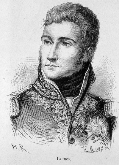 Portrait de Jean Lannes, Duc de Montebello, Maréchal de France (1769-1809) - dans "L