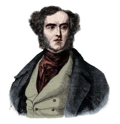 Portrait de Lord George Cavendish Bentinck (1802-1848) - French School