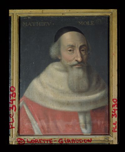 Portrait de Mathieu Molé (1584-1656) Seigneur de Champlâtre - French School