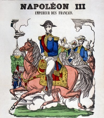 Portrait de Napoléon III. Image d