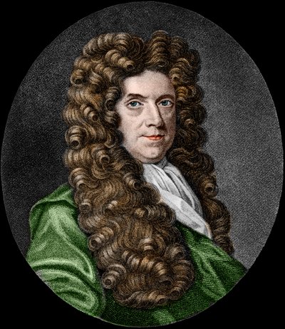 Portrait de Neremiah Grew (1641-1721), botaniste anglais - French School
