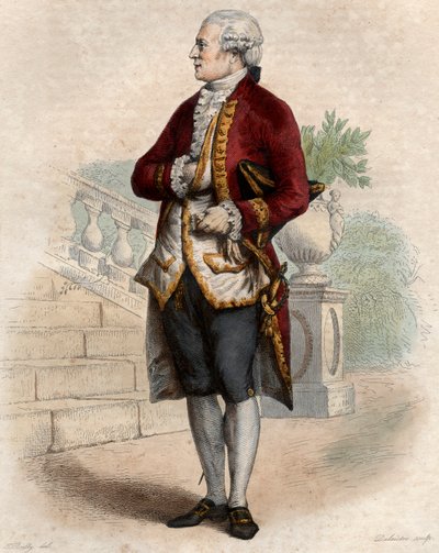 Portrait de Pierre Augustin Caron de Beaumarchais (1732-1799) - French School