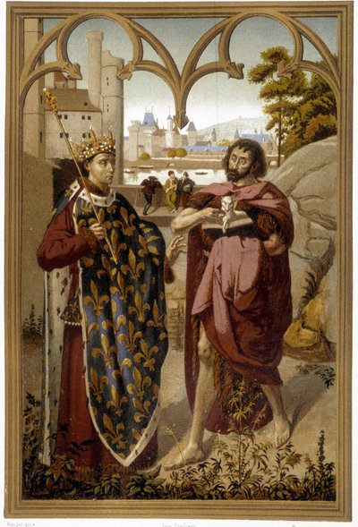 Portraits de Saint Louis et Saint Jean-Baptiste - repro. d