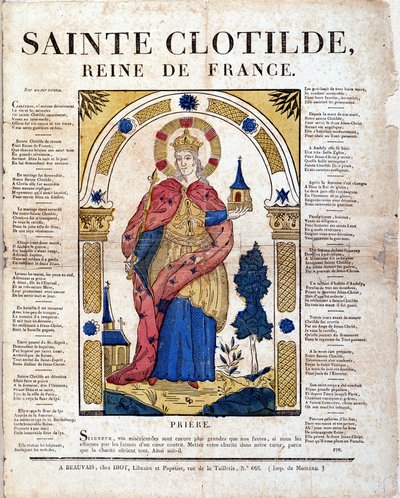 Prière à Sainte Clotilde - image d