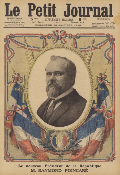 Raymond Poincaré, nouveau président de la République française - French School