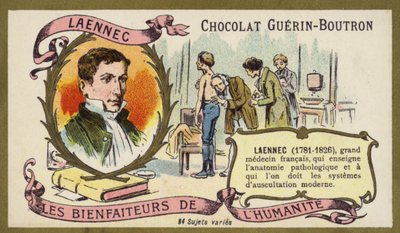 René Laennec, médecin français et inventeur du stéthoscope - French School