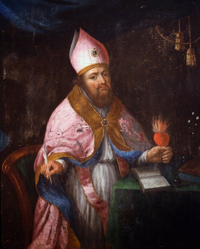 Représentation de Saint François de Sales (1567-1622) sur le point d