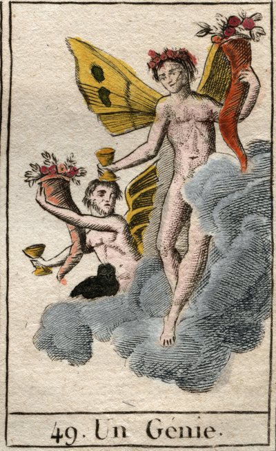 Représentation du Génie de la Nature. De « Mythologie de la jeunesse » par Pierre Blanchard 1803. - French School