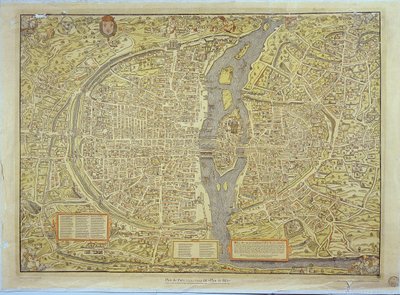 Reproduction de la carte de Bâle de Paris, produite à l