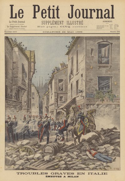 Émeutes à Milan - French School