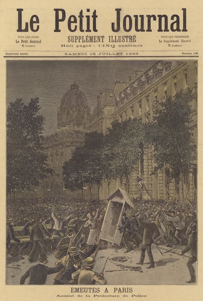 Émeutes à Paris - French School