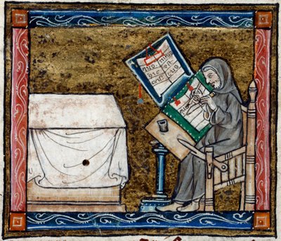 Scribe copiant d