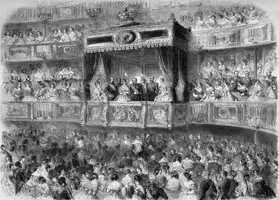Loge royale au spectacle de gala du Palais de Stuttgart (Allemagne) - French School