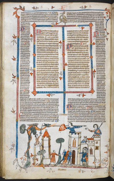 Scène de bas-de-page d