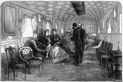 Train impérial russe utilisé par le duc et la duchesse d