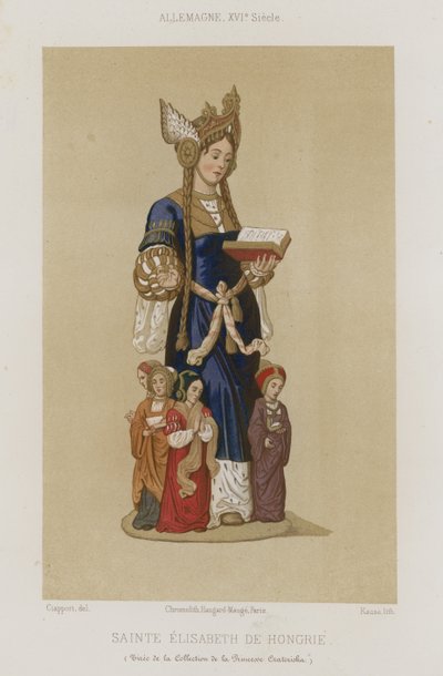 Sainte Élisabeth de Hongrie - French School