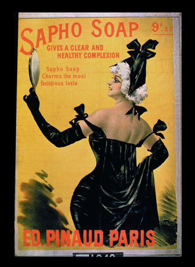 Savon Sapho - Donne un teint clair et sain, Éditions Pinaud, Paris - French School