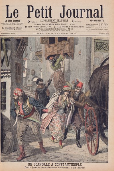 Scandale à Constantinople, deux jeunes musulmanes s