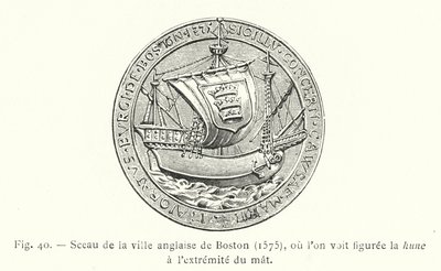 Sceau de la ville anglaise de Boston - French School
