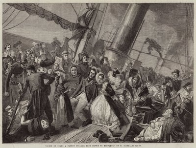 Scène à bord d
