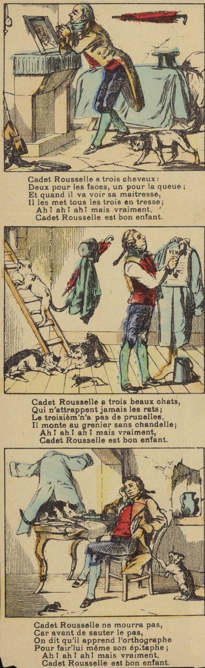 Scènes de Cadet Rouselle - French School