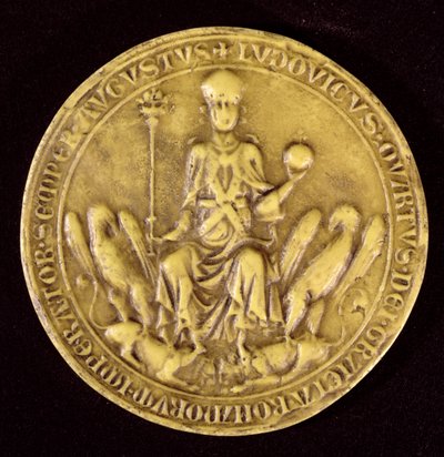 Sceau de Louis IV de Bavière (1287-1347) 13e-14e siècle - French School