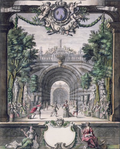 Décor pour un ballet non identifié, tiré d