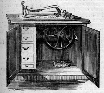 Machine à coudre - French School
