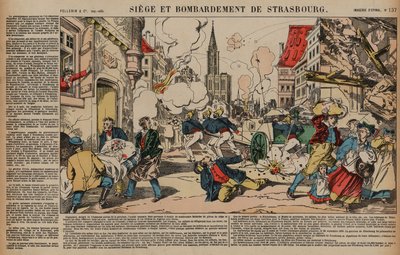 Siège et bombardement de Strasbourg, Guerre franco-prussienne, août-septembre 1870 - French School