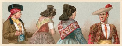 Costume espagnol - French School