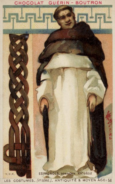 Frère dominicain espagnol, 14ème siècle - French School