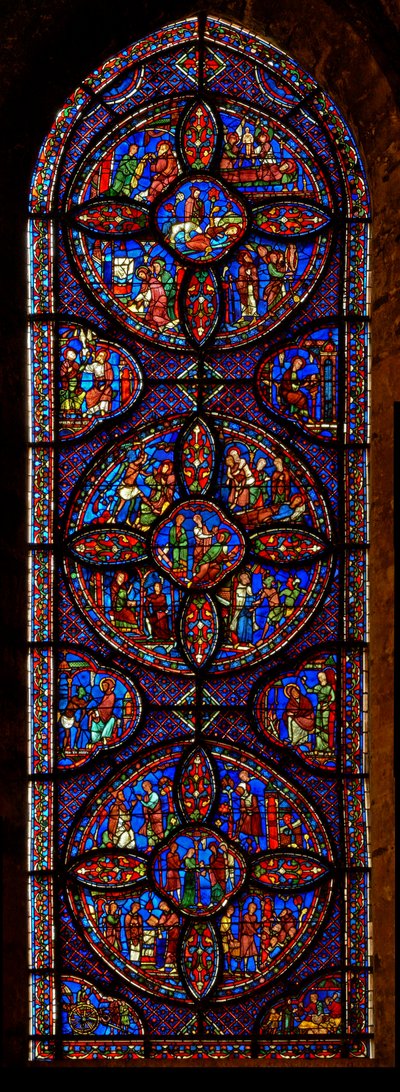 Fenêtre de Saint Antoine et Saint Paul l
