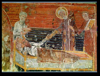 Saint Séverin (d.507) guérissant Clovis I (465-511) copie d