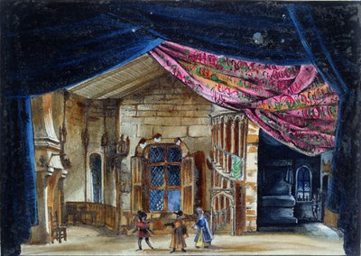 Décor de scène pour l