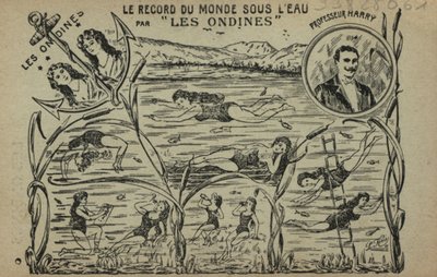 Filles nageant - French School