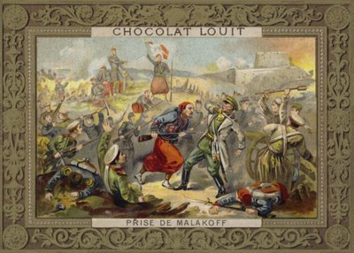 Prise de la redoute de Malakoff, siège de Sébastopol, guerre de Crimée, 7 septembre 1855 - French School