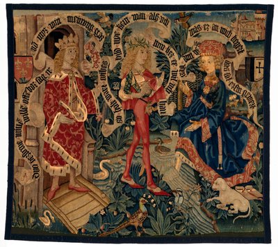 Tapisserie représentant David et Bethsabée, de Strasbourg - French School