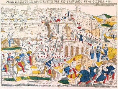 La Capture de Constantine par les Français le 13 octobre 1837 - French School