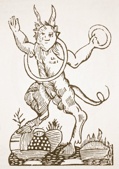 Le diable indiquant des trésors cachés, copie d