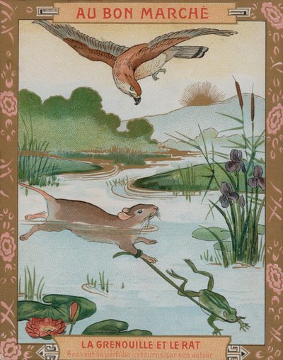 La Grenouille et la Souris, une des fables d