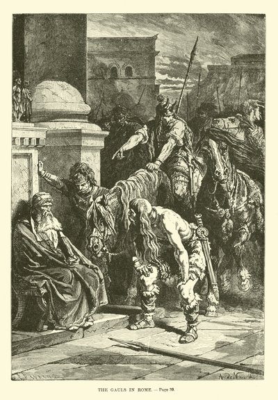 Les Gaulois à Rome - French School