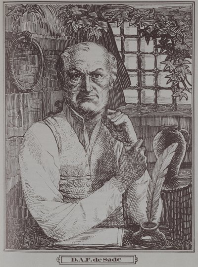 Le Marquis de Sade (1740-1814) en prison - French School