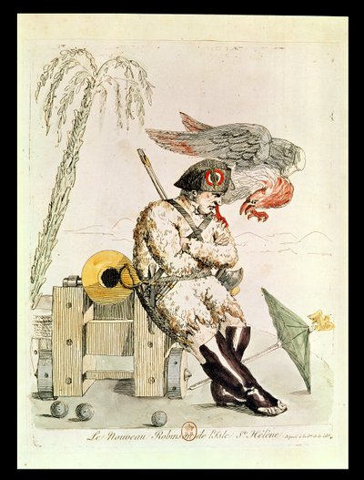 Le Nouveau Robinson de Sainte-Hélène, 1815 - French School