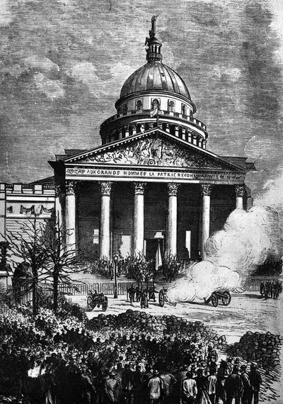Le Panthéon de Paris comme siège de la Commune de Paris, fin du XIXe siècle - French School