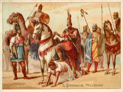 Le roi perse Shapur I utilisant l