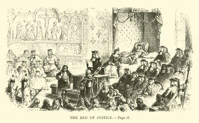 Le lit de justice - French School