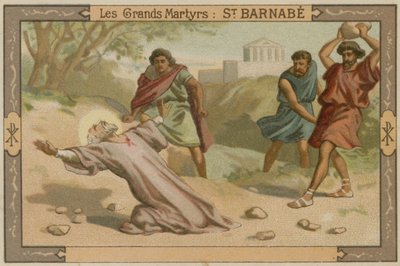 La mort de Saint Barnabé - French School